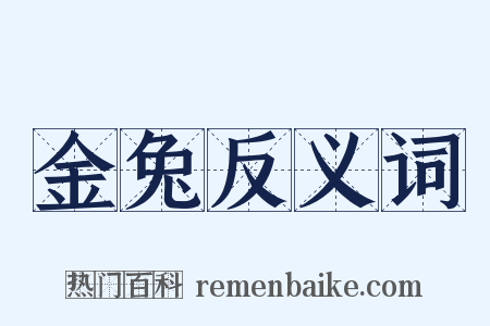 金兔反义词是什么意思的图片